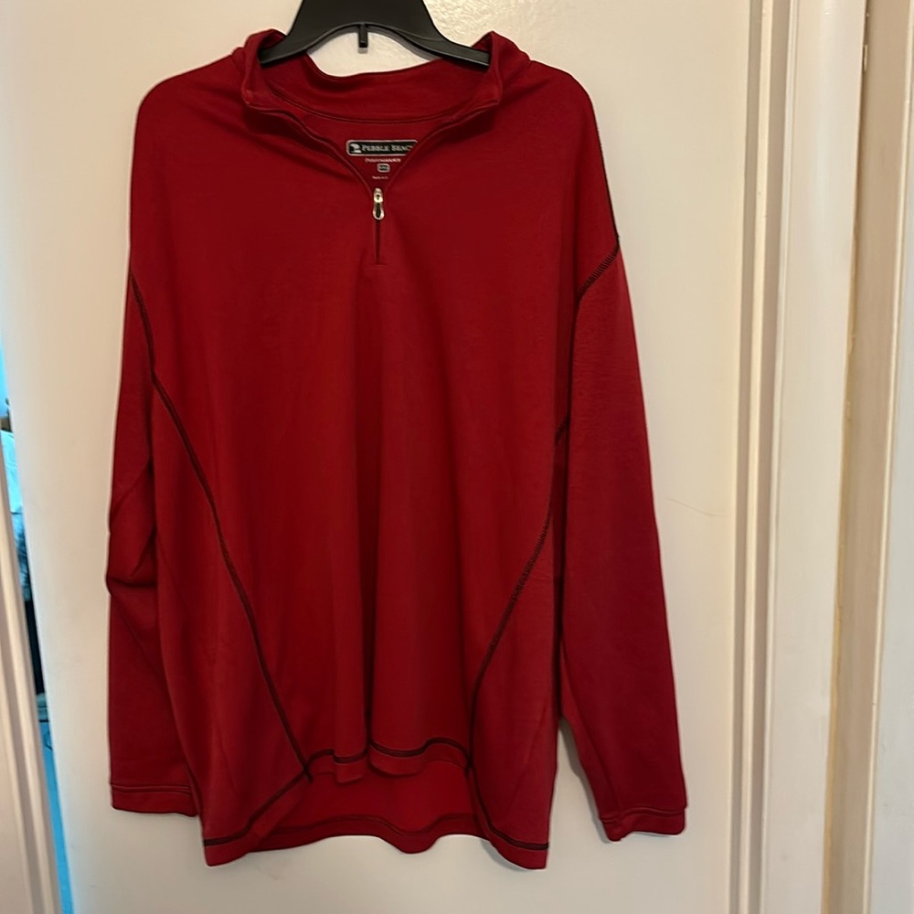 Red Pebble Beach Collection Quarterzip